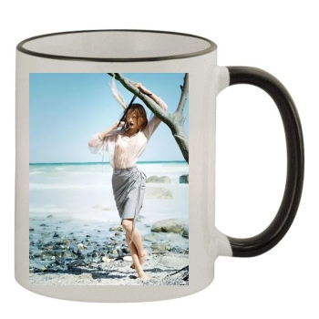 Edita Vilkeviciute 11oz Colored Rim & Handle Mug