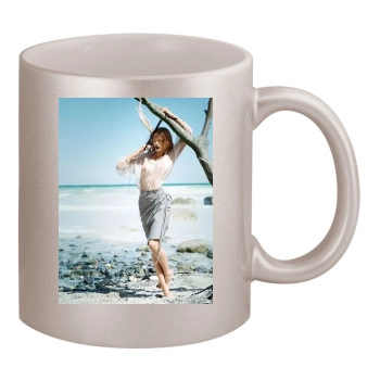 Edita Vilkeviciute 11oz Metallic Silver Mug