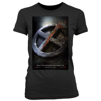 X-Men: Apocalypse (2016) Women's Junior Cut Crewneck T-Shirt