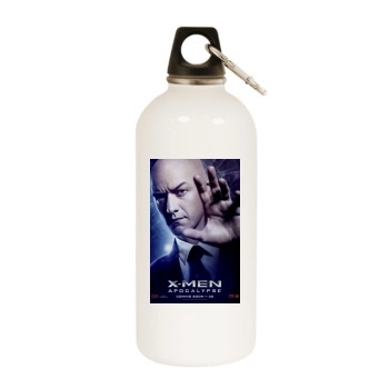X-Men: Apocalypse (2016) White Water Bottle With Carabiner