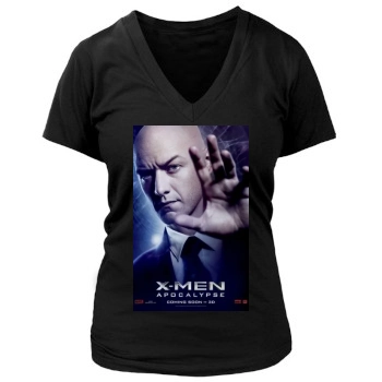 X-Men: Apocalypse (2016) Women's Deep V-Neck TShirt