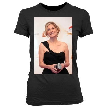 Elizabeth Mitchell Women's Junior Cut Crewneck T-Shirt