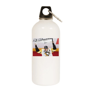 Evgeni Malkin White Water Bottle With Carabiner