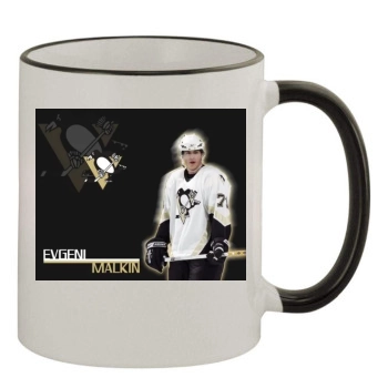 Evgeni Malkin 11oz Colored Rim & Handle Mug