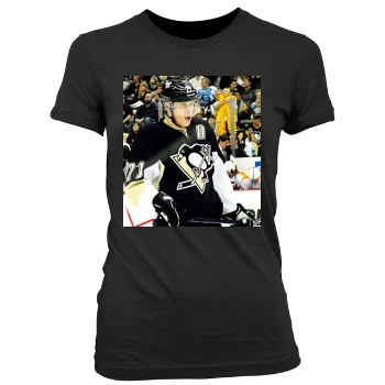 Evgeni Malkin Women's Junior Cut Crewneck T-Shirt