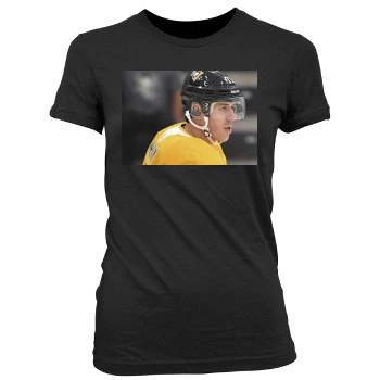 Evgeni Malkin Women's Junior Cut Crewneck T-Shirt