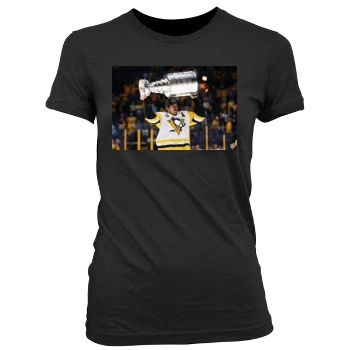 Evgeni Malkin Women's Junior Cut Crewneck T-Shirt