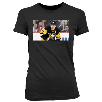 Evgeni Malkin Women's Junior Cut Crewneck T-Shirt