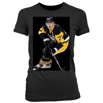 Evgeni Malkin Women's Junior Cut Crewneck T-Shirt