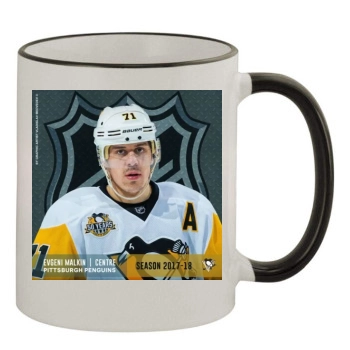 Evgeni Malkin 11oz Colored Rim & Handle Mug