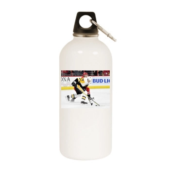 Evgeni Malkin White Water Bottle With Carabiner