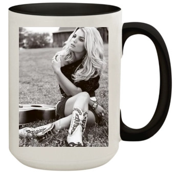 Jessica Simpson 15oz Colored Inner & Handle Mug