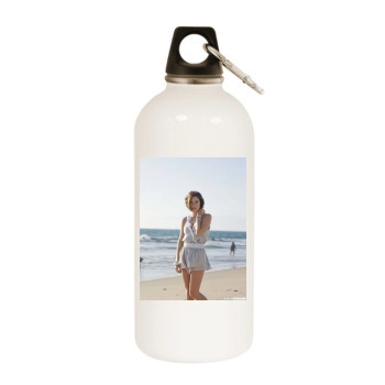 Jessica Stroup White Water Bottle With Carabiner