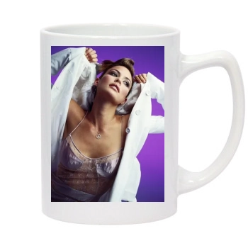 Josie Maran 14oz White Statesman Mug