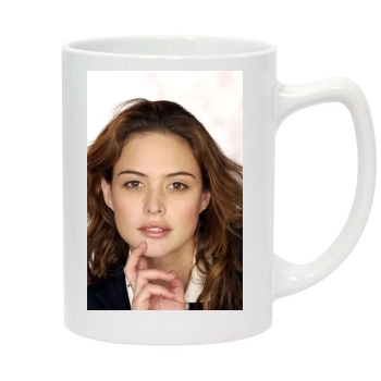 Josie Maran 14oz White Statesman Mug