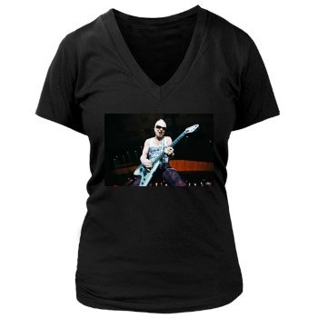 Scorpions Women's Deep V-Neck TShirt