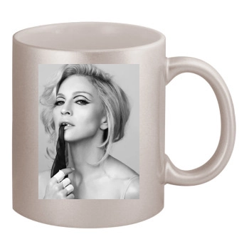 Madonna 11oz Metallic Silver Mug