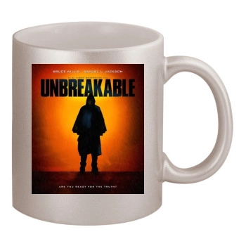Unbreakable (2000) 11oz Metallic Silver Mug