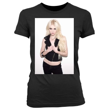 Taylor Momsen Women's Junior Cut Crewneck T-Shirt