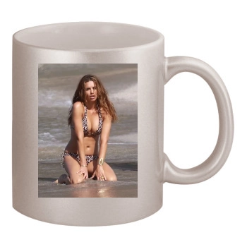 Adriana Lima 11oz Metallic Silver Mug