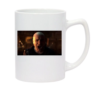 Disturbed 14oz White Statesman Mug