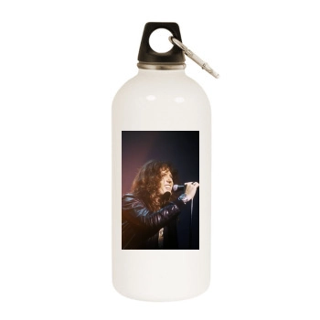 Whitesnake White Water Bottle With Carabiner