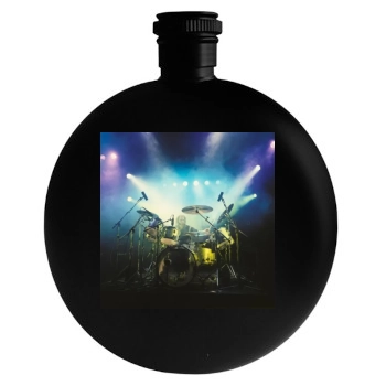 Whitesnake Round Flask