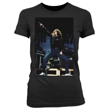 Whitesnake Women's Junior Cut Crewneck T-Shirt