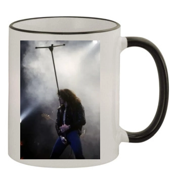 Whitesnake 11oz Colored Rim & Handle Mug