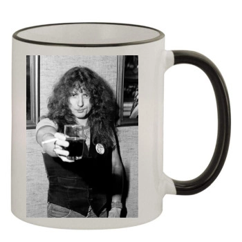 Whitesnake 11oz Colored Rim & Handle Mug