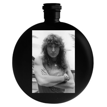 Whitesnake Round Flask