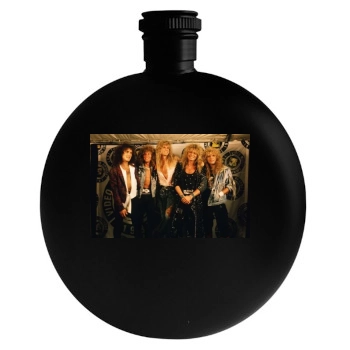 Whitesnake Round Flask