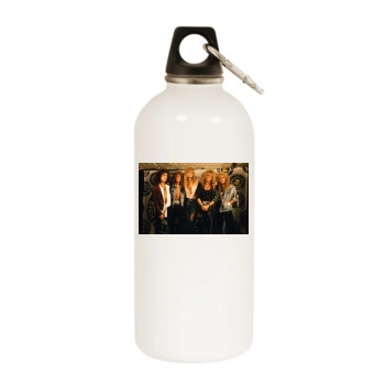 Whitesnake White Water Bottle With Carabiner