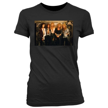 Whitesnake Women's Junior Cut Crewneck T-Shirt