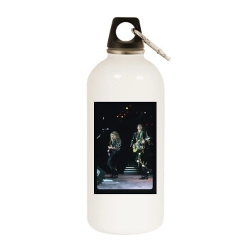 Whitesnake White Water Bottle With Carabiner