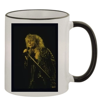 Whitesnake 11oz Colored Rim & Handle Mug