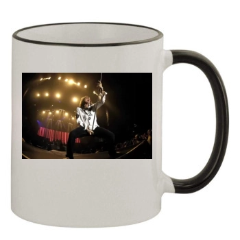 Whitesnake 11oz Colored Rim & Handle Mug