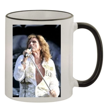 Whitesnake 11oz Colored Rim & Handle Mug