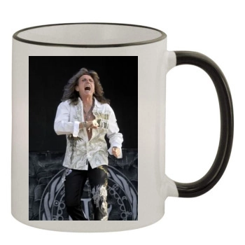 Whitesnake 11oz Colored Rim & Handle Mug