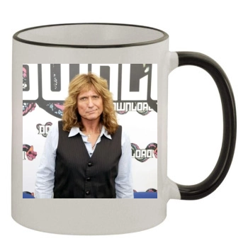 Whitesnake 11oz Colored Rim & Handle Mug