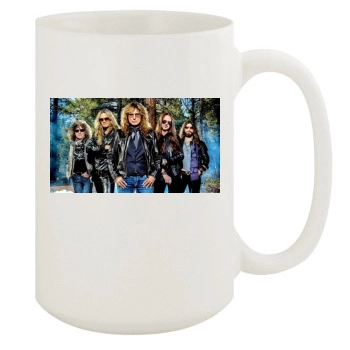 Whitesnake 15oz White Mug