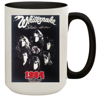 Whitesnake 15oz Colored Inner & Handle Mug