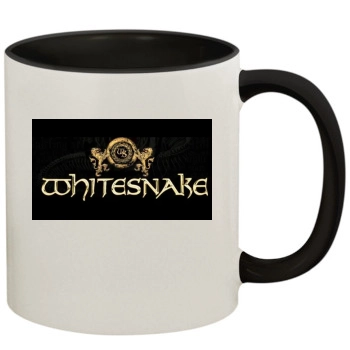 Whitesnake 11oz Colored Inner & Handle Mug