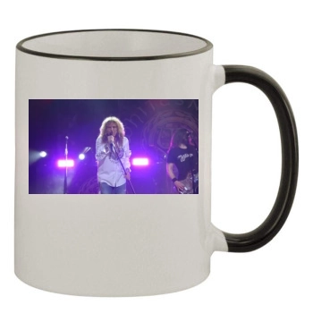 Whitesnake 11oz Colored Rim & Handle Mug