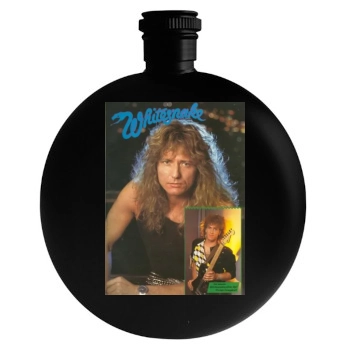 Whitesnake Round Flask