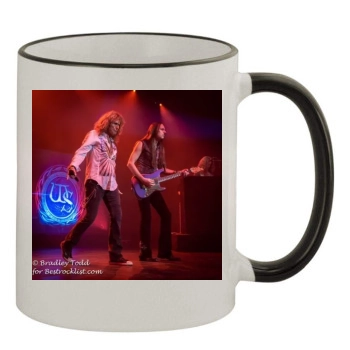 Whitesnake 11oz Colored Rim & Handle Mug