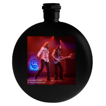 Whitesnake Round Flask