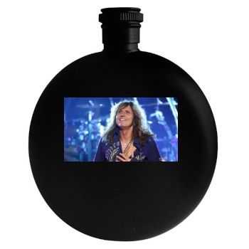 Whitesnake Round Flask