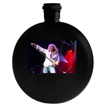 Whitesnake Round Flask