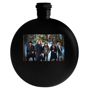 Whitesnake Round Flask